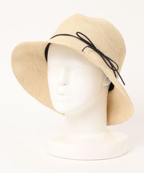 「polcadot」 「Ruben」ストローハット FREE グレー レディース_画像9