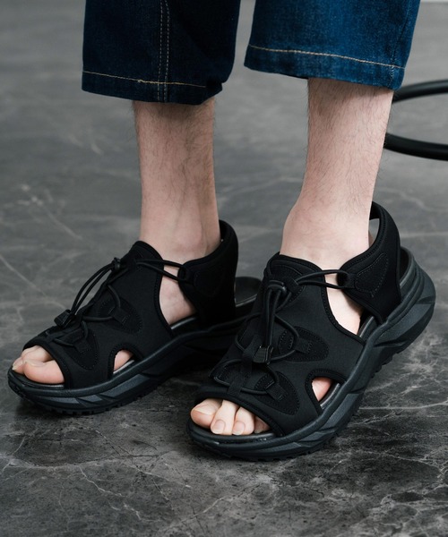 「GERRY」 サンダル M ブラック メンズ_画像6