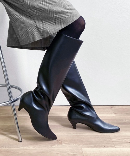 MAMIAN（マミアン） ブーツ エレガントルーズブーツ(4.5cmヒール