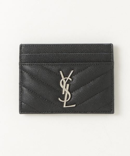 RYOSAINTLAURENTPARISカードケース SAINT LAURENT PARIS」 カードケース - ブラック レディース