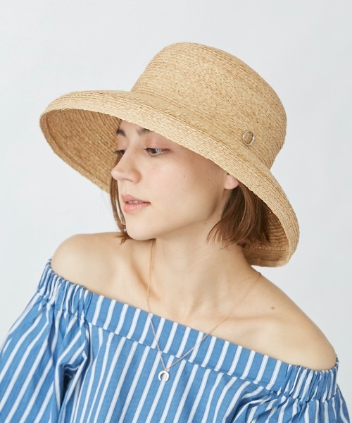 「Chapeau d' O」 ストローハット M/57.5cm ナチュラル レディース_画像5