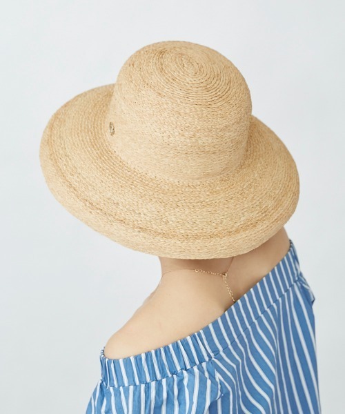 「Chapeau d' O」 ストローハット M/57.5cm ナチュラル レディース_画像6