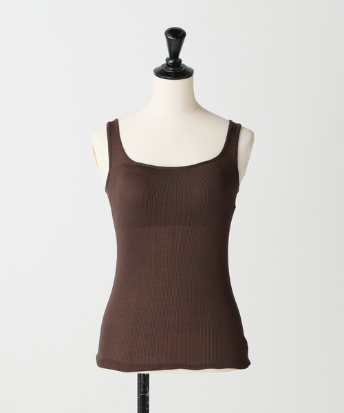 EMILY WEEK（エミリーウィーク） シルクテレコリブブラタンクトップ