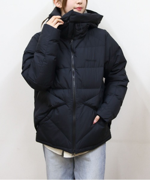 90s Marmot マーモット parbat パルバット ダウン ブラック Marmot（マーモット） ダウンジャケット ダウン パルバットパーカー