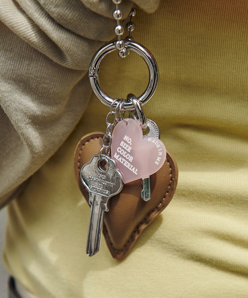 GOLDY（ゴールディ） チャーム レザー タッチ ハート バッグ チャーム