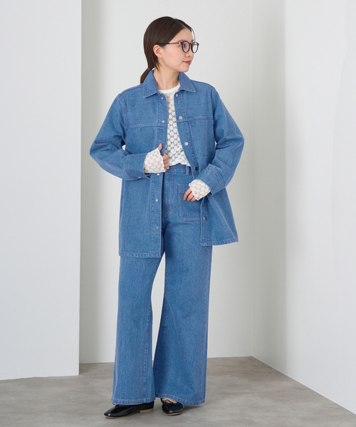 IENA」 デニムジャケット FREE ブルー レディース SLOBE IENA