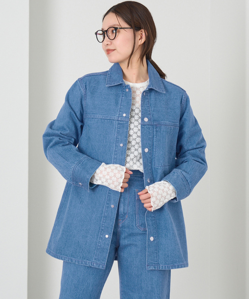 IENA」 デニムジャケット FREE ブルー レディース SLOBE IENA