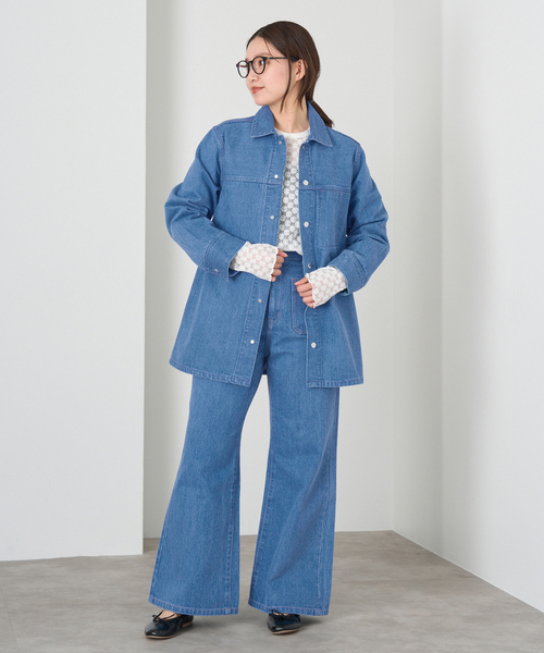 IENA」 デニムジャケット FREE ブルー レディース SLOBE IENA