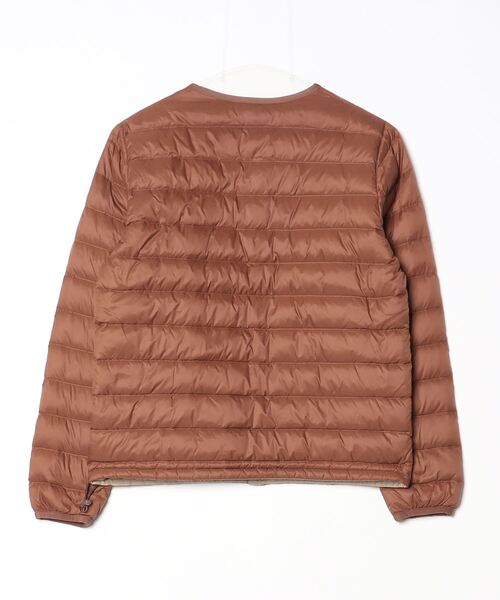 Danton（ダントン） 刺繍ダウンジャケット 34 ブラウン レディース