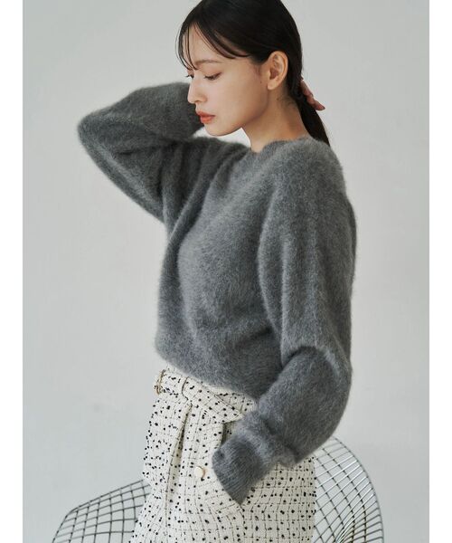 TONAL（トーナル） ニット セーター PREMIUM FOX×CASHMERE Vネックプル