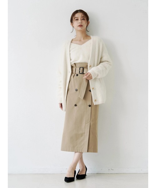 TONAL（トーナル） ニット セーター PREMIUM FOX×CASHMERE Vネックプル