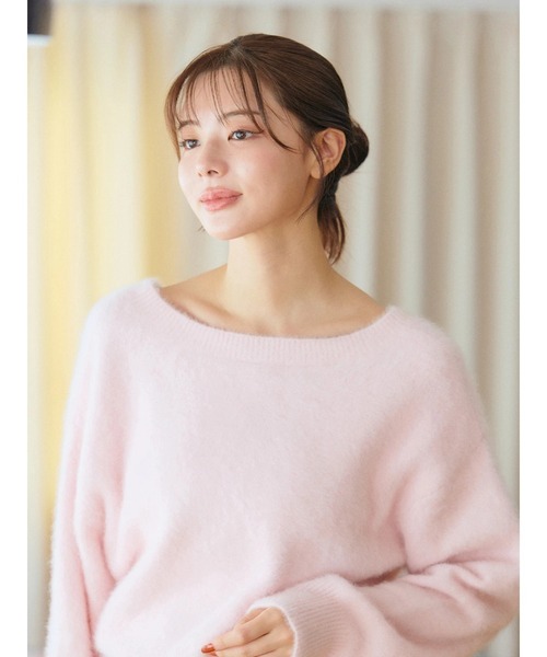 TONAL（トーナル） ニット セーター PREMIUM FOX×CASHMERE Vネックプル