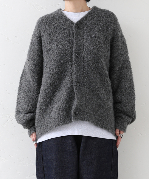 JOURNAL STANDARD LUXE カーディガン ブークレー Vネックカーディガン