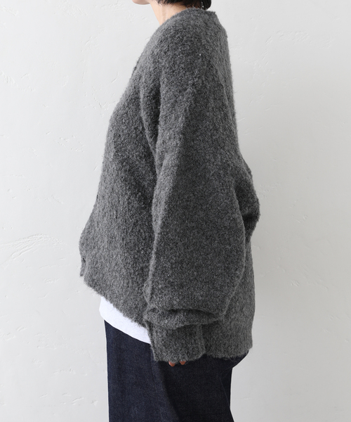 JOURNAL STANDARD☆インターシャニットカーディガン☆グレー JOURNAL STANDARD☆インターシャニットカーディガン☆グレー