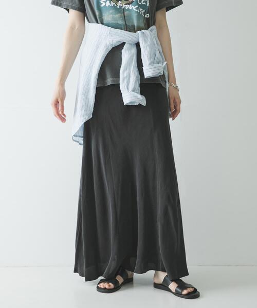 美品✨アーバンリサーチ　今期新作キュプラバイアススカート URBAN RESEARCH（アーバンリサーチ） スカート キュプラバイアス