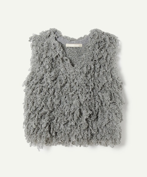 leinwande（ラインヴァンド） ベスト ジレ 「leinwande」Sheep Knitted