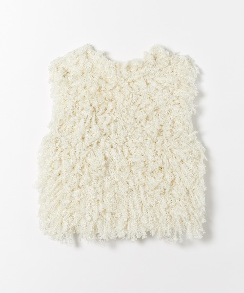 leinwande（ラインヴァンド） ベスト ジレ 「leinwande」Sheep Knitted