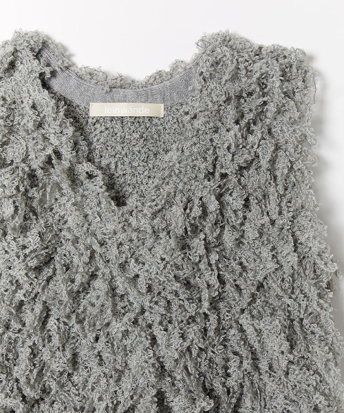 leinwande（ラインヴァンド） ベスト ジレ 「leinwande」Sheep Knitted