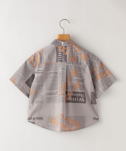 「THE PARK SHOP」 「KIDS」半袖シャツ 105 グレー キッズ_画像5