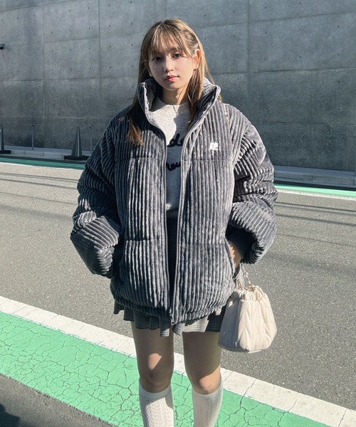 AS KNOW AS（アズノゥアズ） ブルゾン アウターワンポイントロゴ刺繍