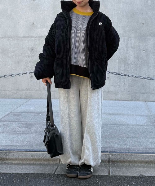 AS KNOW AS（アズノゥアズ） ブルゾン アウターワンポイントロゴ刺繍