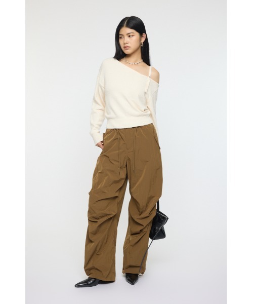 【完売】MOUSY OVER CARGO PANTS オーバーカーゴパンツ 1 MOUSSY（マウジー） ワイドパンツ カーゴパンツ OVER カーゴパンツ