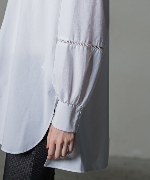 「la.f…」 長袖ブラウス 9号 ブラック レディース_画像9