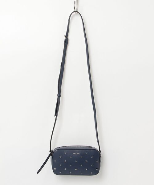 JIMMY CHOO（ジミーチュウ） ショルダーバッグ - ネイビー レディース