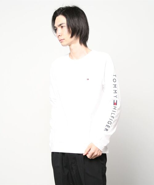 TOMMY HILFIGER（トミー・ヒルフィガー） 長袖Tシャツ SMALL ホワイト