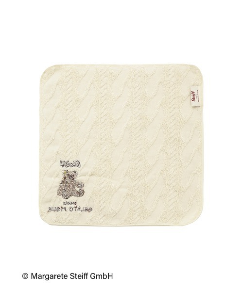 gelato pique（ジェラートピケ） ハンカチ 「Steiff」ハンドタオル