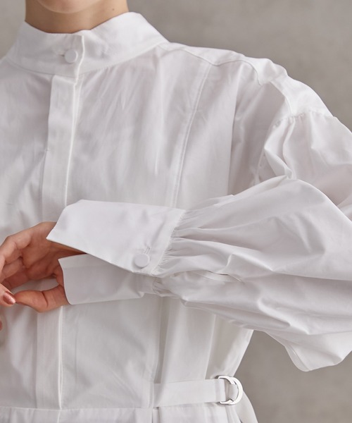 「PUBLIC TOKYO」 長袖ワンピース FREE ベージュ レディース_画像5