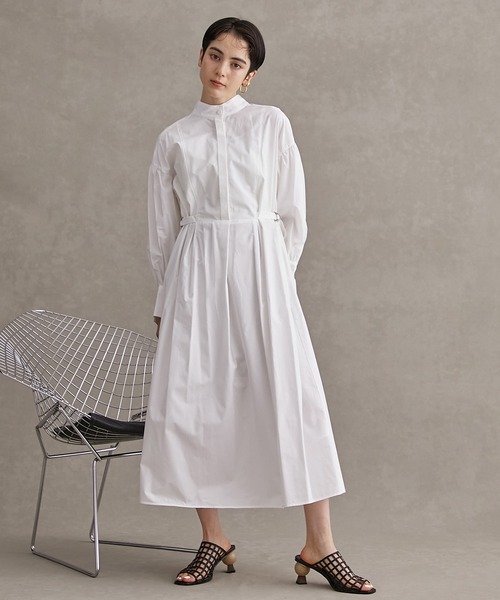 「PUBLIC TOKYO」 長袖ワンピース FREE ベージュ レディース_画像7