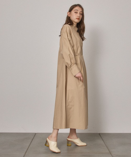 「PUBLIC TOKYO」 長袖ワンピース FREE ベージュ レディース_画像9
