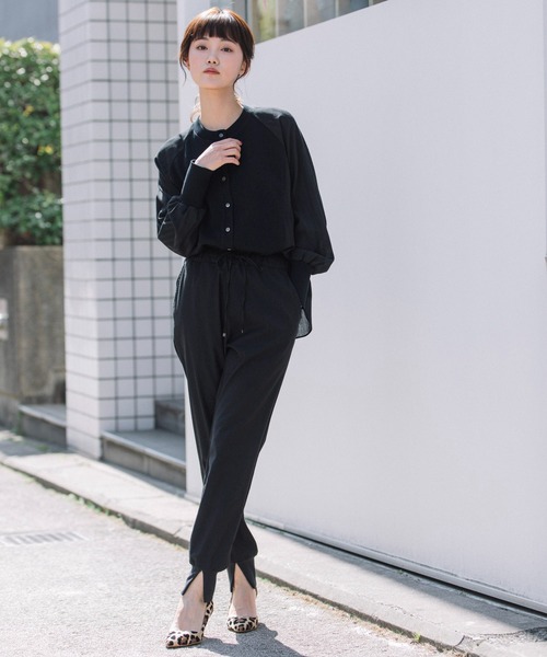 「Munich」 イージーパンツ X-SMALL ライトグレー レディース_画像8