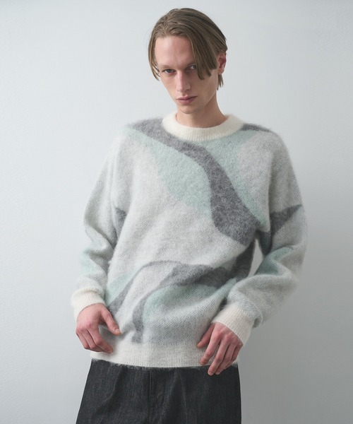 ニット/セーター WRAPINKNOT - NKNIT mix color mohair KNIT WRAPINKNOT（ラッピンノット） セーター ニット 「WRAPINKNOT/ラッピン