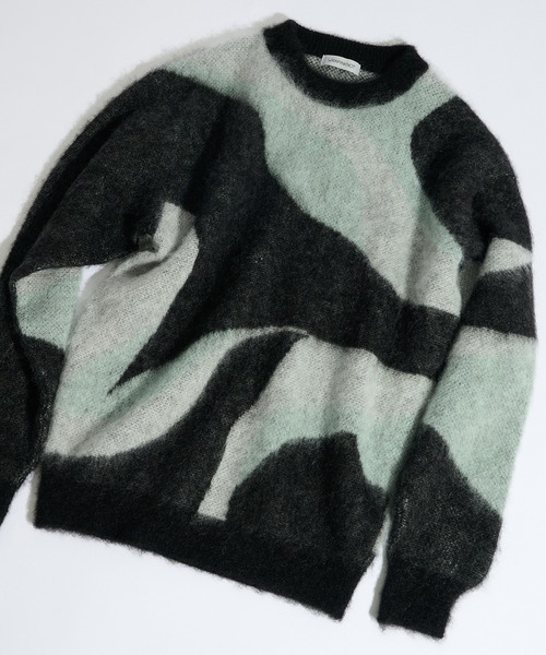 ニット/セーター WRAPINKNOT - NKNIT mix color mohair KNIT WRAPINKNOT（ラッピンノット） セーター ニット 「WRAPINKNOT/ラッピン
