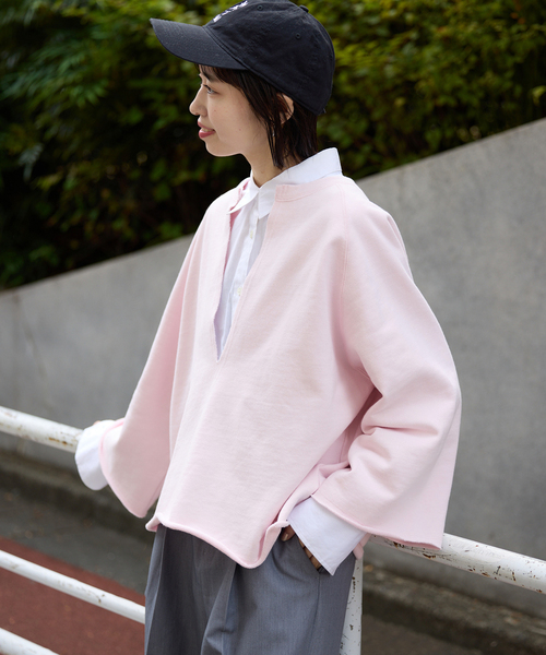 SLOBE IENA（スローブイエナ） トレーナー スウェット 裏毛スキッパー