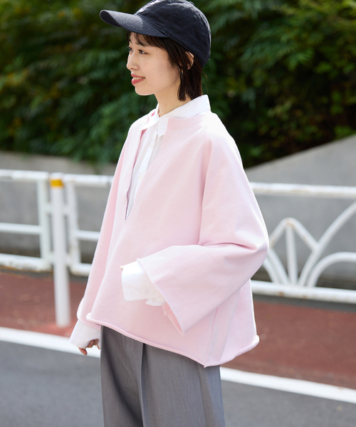 SLOBE IENA（スローブイエナ） トレーナー スウェット 裏毛スキッパー