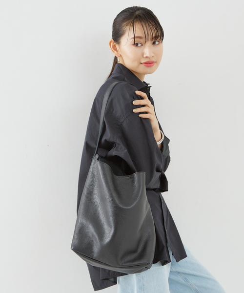 「AULENTTI」 トートバッグ フリー ブラック レディース_画像5