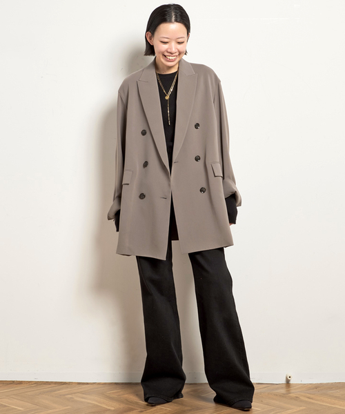 AP STUDIO ブラック テーラードジャケット AP STUDIO テーラードジャケット 36 ブラック レディース : ZOZOTOWN