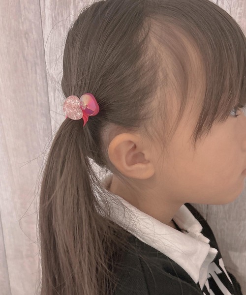 CERCA ヘアゴム lulunoix/キラキラハートヘアゴム N15450 : ZOZOTOWN