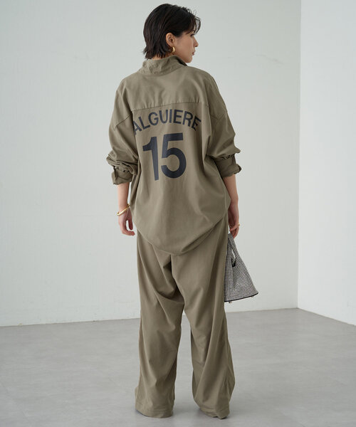 Loungedress（ラウンジドレス） 長袖シャツ FREE カーキ レディース