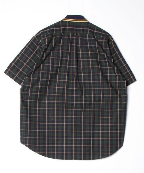 「FRED PERRY」 半袖シャツ L ネイビー メンズ_画像2