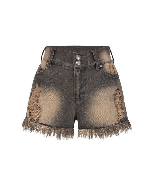 ANDWANG ジーンズ デニム デニムパンツ fringe denim short pants