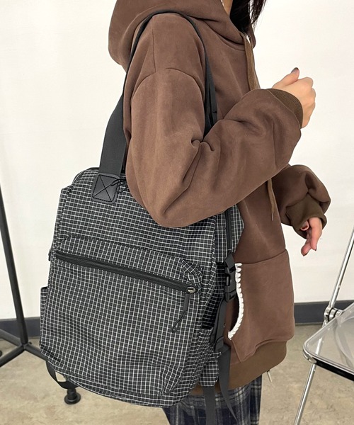 CRB デイバック リュック チェック柄リュックサック レディース