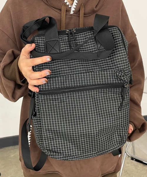 CRB デイバック リュック チェック柄リュックサック レディース