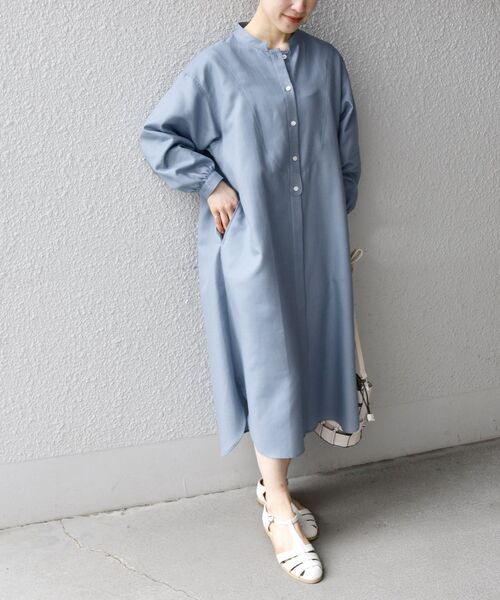 SHIPS any ノースリーブ ワンピース ライトブルー SHIPS any 「SHIPS any」 ノースリーブワンピース ONE SIZE ライト