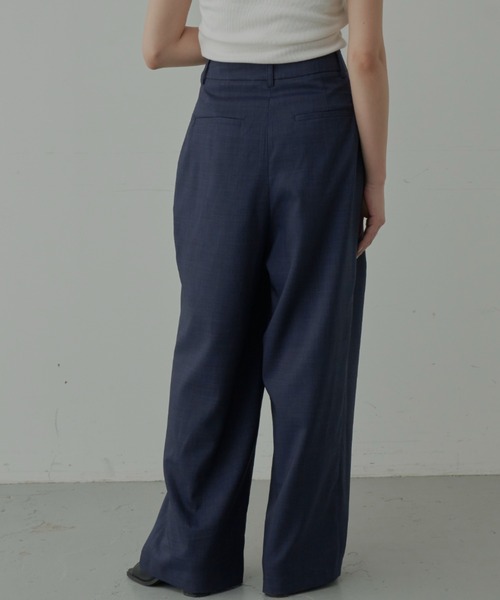 「Aunt Marie's」 スラックス S ネイビー レディース_画像5