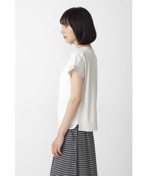 「human woman」 半袖ブラウス MEDIUM ホワイト レディース_画像9