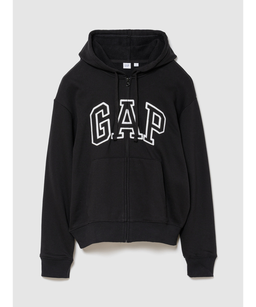 GAP（ギャップ） パーカー リラックスフィット GAPロゴ ジップアップ